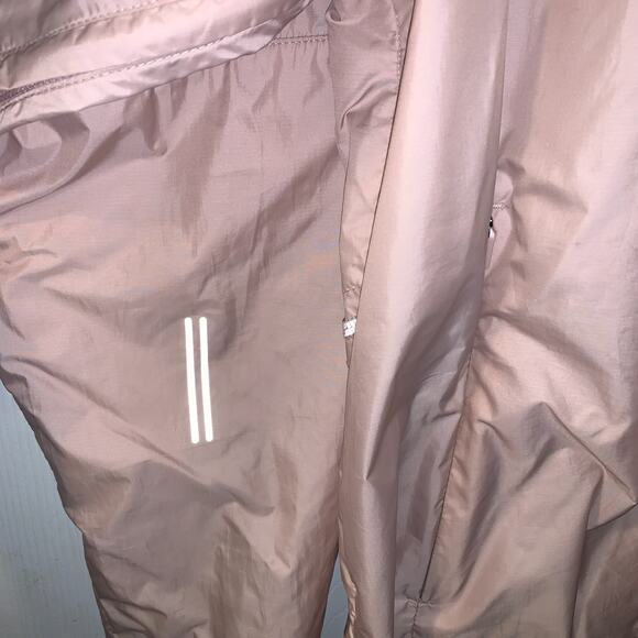 Nike Women's Storm Fit Running Jacket Size XXL 2XL Pink Mittens Hood Full Zip - Picture 4 of 11